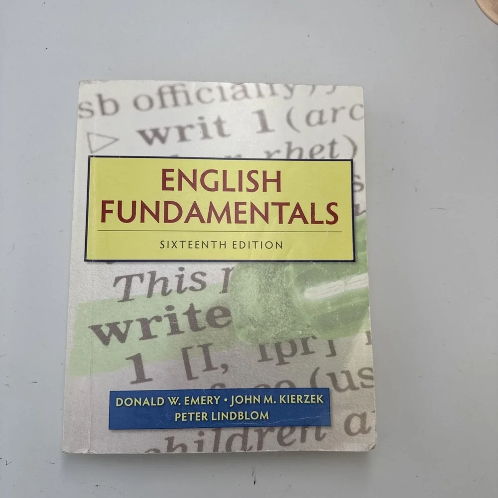 English Fundamentals (Mywritinglab) by Emery